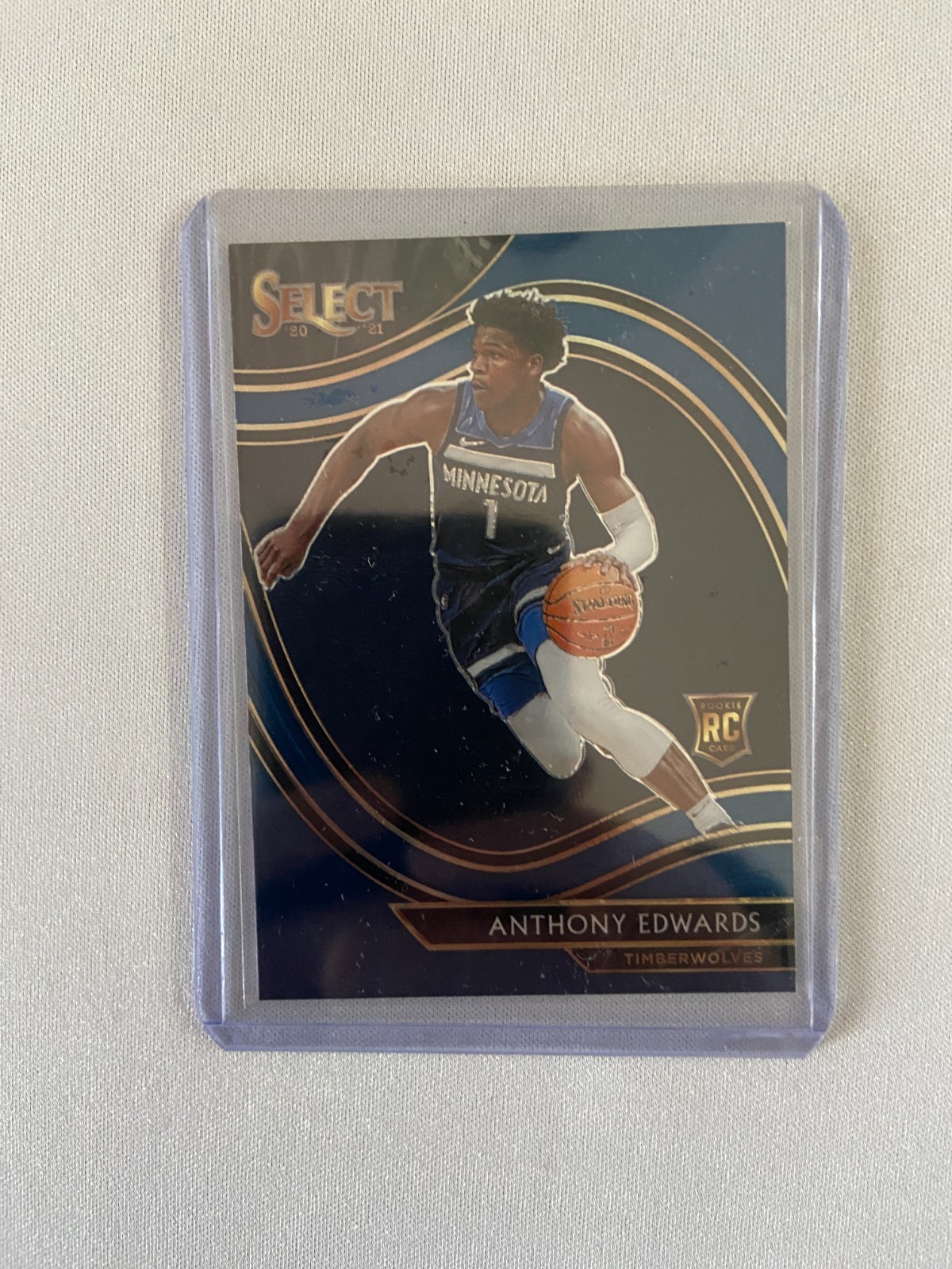 2020-21 Panini Select Retail Blue #300 - Courtside - Anthony Edwards