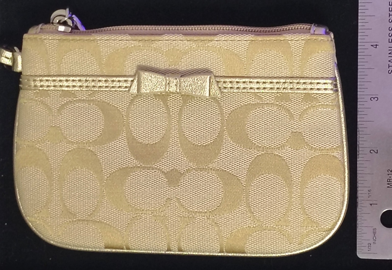 Coach Signature Wristlet , GOLD thumbnail 7