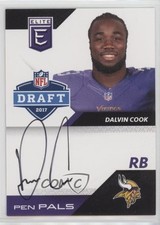 2017 Donruss Elite Pen Pals Dalvin Cook #PP-DC Auto 1j2