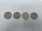 Kennedy Half Dollar, 40 percent silver, lot of 4 circulated coins