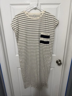 Kule Womens T-Shirt Dress Sz S Short Sleeve Jersey Summer Minimalist Preppy