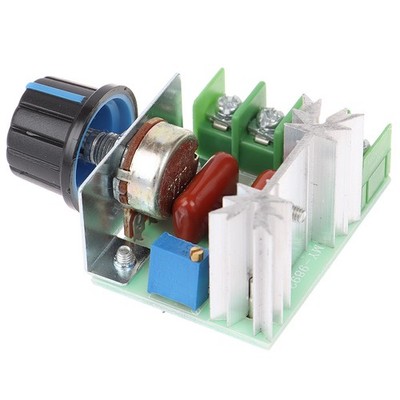 50-220V 2000W Speed Controller Dimmers SCR Voltage Regulator Thermostat Tool TS