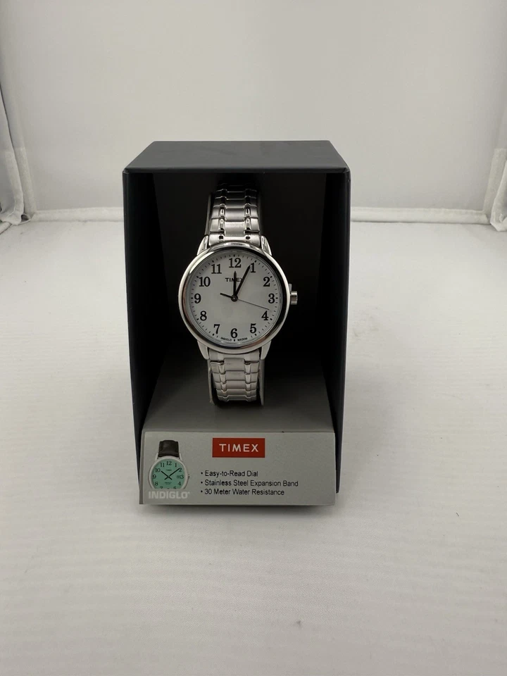 Timex® Women's Easy Reader Stainless Steel Expansion Watch - TW2P78500JT- New!! - Image 4 of 4