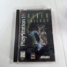 Alien Trilogy longbox  (Sony PlayStation 1, 1996) CIB tested W Reg Card