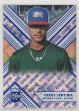 2018 Panini Elite Extra Edition Aspirations Blue 46/75 Dervy Ventura #196 hg6