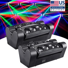 Mini LED Spider 8x3W RGBW Beam DJ Moving Head Stage Light For Bar Activity Light