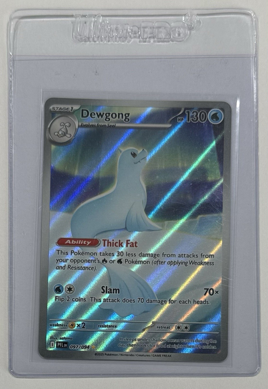 Dewgong 097/094 Pokémon Me02: Phantasmal Flames IR Near Mint RAW