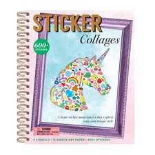 Mrs. Grossman  s Sticker Collages Activity Book   600 Stickers, 5 Themed Sten...