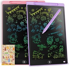 Drawing Board 2Pack 8.5 inch LCD Writing Tablet Colorful Screen Educational Toys
