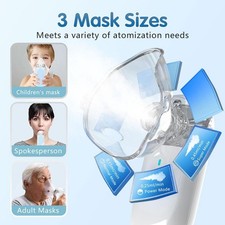 Handheld Micro-Mesh Nebulizer Humidifier Silent Atomizer Inhaler D5S9
