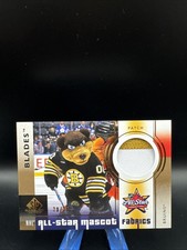 2024-25 Upper Deck SP Game Used All-Star Mascot Fabrics Blades The Bruin #ASMF-1