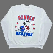 Denver Broncos retro cartoon graphic Crewneck Sweatshirt KV41171