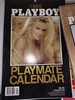 PLAYBOY Magazine Official 1995 Playmate CALENDAR Featuring 12 Nudes Anna Nicole!