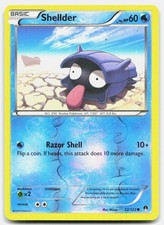 BREAKpoint Shellder 22/122 LP Pokemon Reverse Holo Common Tcg Card