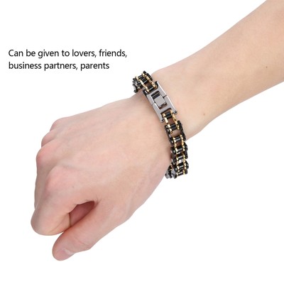 Motorcycle Chain Bracelet Wristband Rock And Roll Style Bracelet Clothes Acc DON