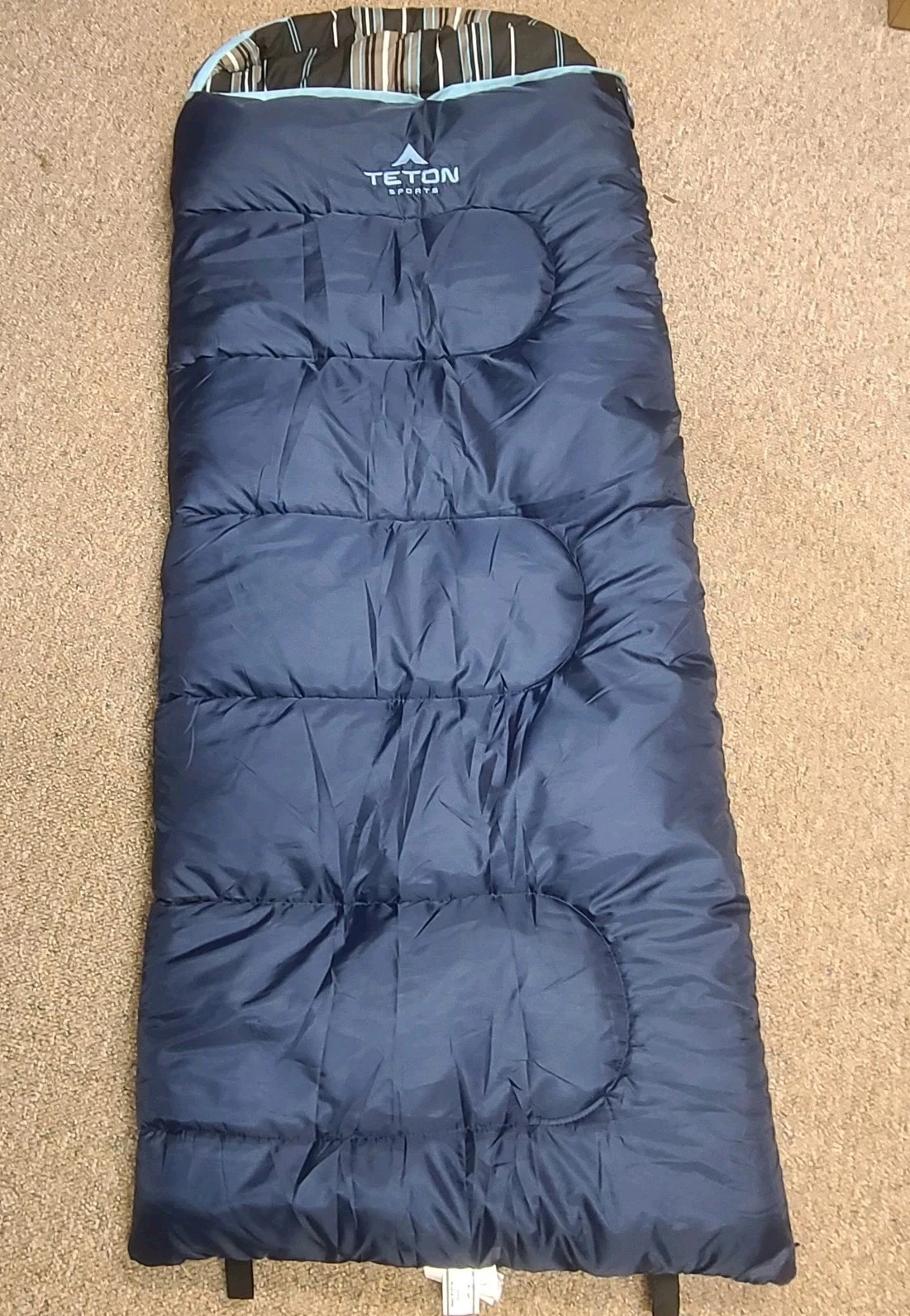 Teton Sports Celcius Jr. Sleeping Bag For Camping Or Sleepovers No Bag