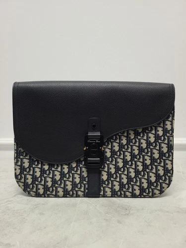 Sacoche d'embrayage pochette A5 selle oblique Dior 2400000 128285047