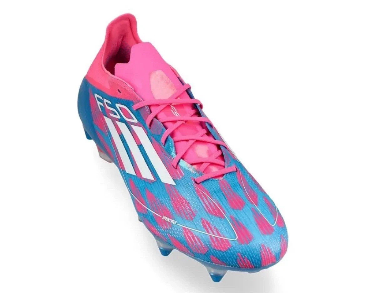 Mens Size 12 Adidas F50 Elite SG Reemergence Blue/Pink  display picture 3