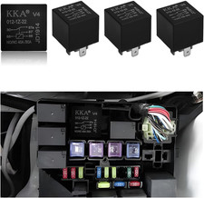 4 PCS 40A Car Relays, Multi-Purpose 5 Pin 12V Automotive Relay Switch Starter, H