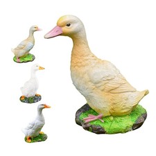 Duck Ornament Simulation Resin Landscape Duck Statue Weather Resistant