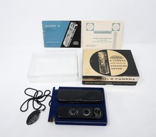 Minox B Black Subminiature Camera w/ Case, Box, Manual