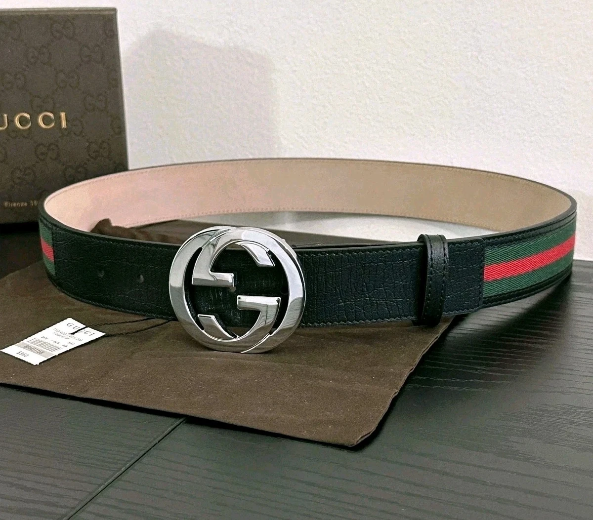 gucci belt red green | eBay