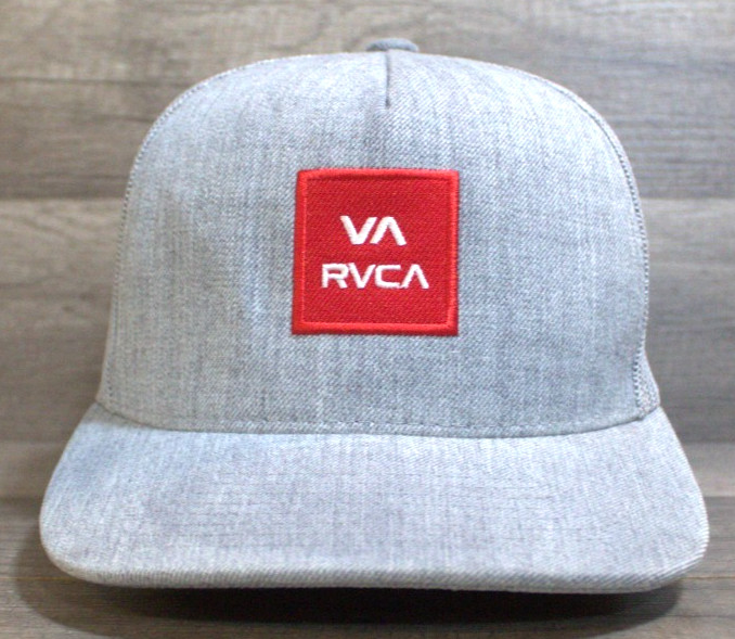 VA RCVA Red Patch Gray Mesh Adjustable Snap Back … - image 2