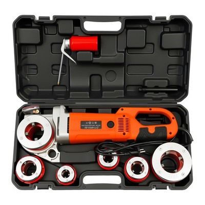 Elektrisch 1/2-2'' Gewindeschneidmaschine Schneidkluppen Satz Rohrschneider 2300W