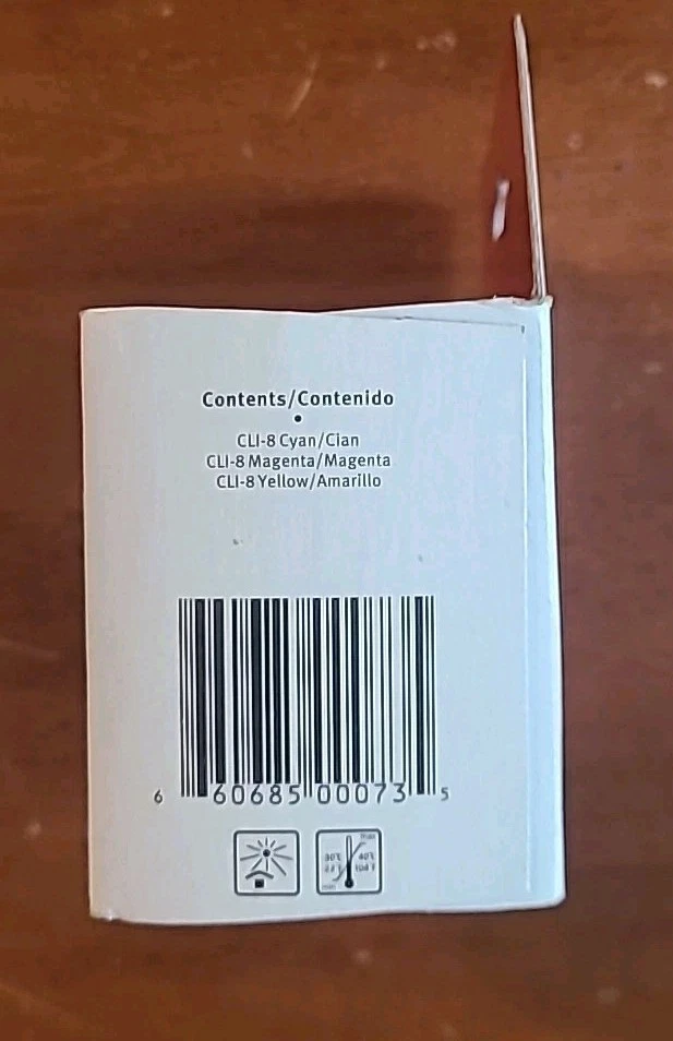 Canon CLI-8 Tri Color Ink Cartridges 0621B016 - Image 2 of 4