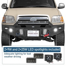 Front Bumper For Toyota Tundra 2000-2006 12k Winch 4x9w 2x25w Leds D-rings Steel Front Bumper For Toyota Tundra 2000-2006 12k Winch 4x9w 2x25w Leds D-rings Steel