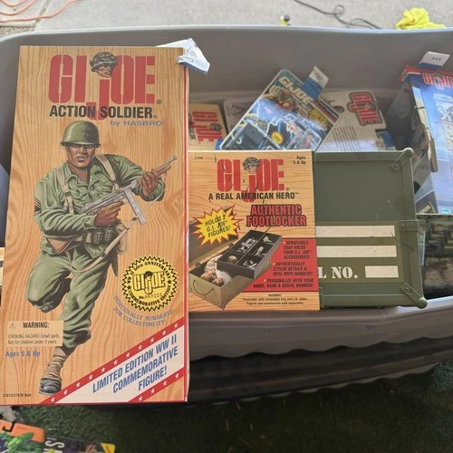 1960’s 1964 GI Joe Figure With Footlocker and Accessories All Original In Box.