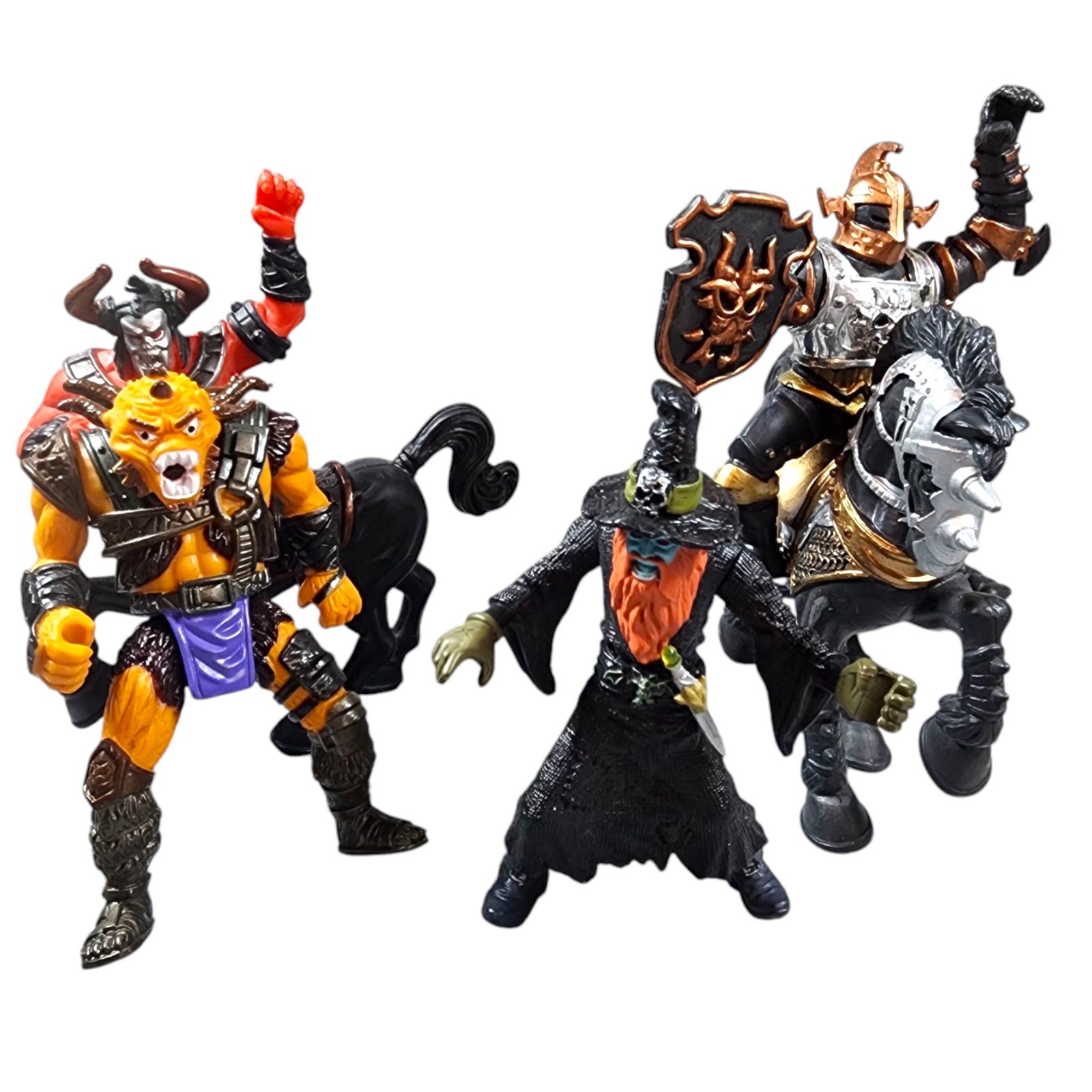 Vtg 90s Y2K Chap Mei Lot Of 6 Figures Warlock Witch Black Knight