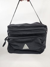 Scatola/borsa ruota posteriore vintage Cannondale Pannier con custodia rigida fodera interna nera