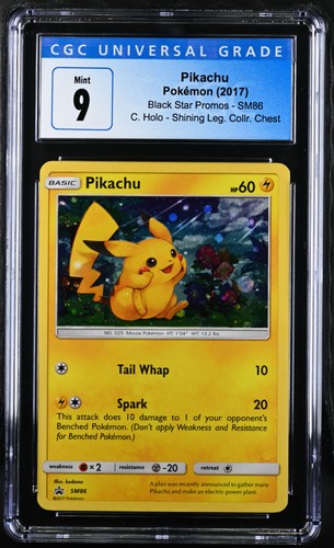 Pikachu graded CGC 9 for sale on eBay