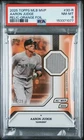 2025 Topps MLB MVP - Aaron Judge / Relic-Orange Foil #/25 PSA 8 - No. 30-R