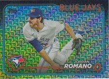 2024 Topps Series 1 Jordan Romano #101 Easter Holiday Variation Blue Jays
