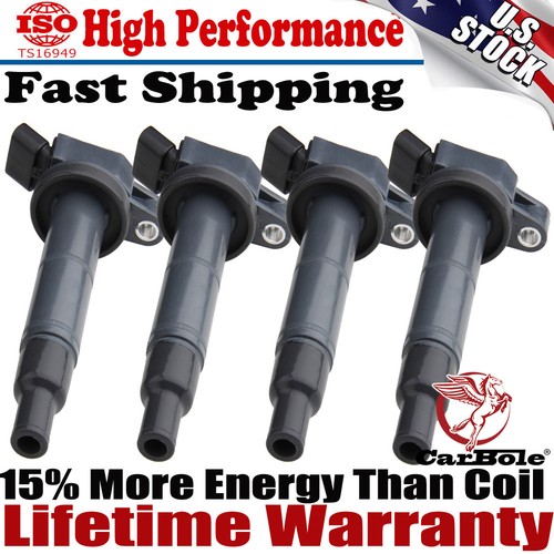 4PCS Ignition Coils Pack For Toyota RAV4 Camry Lexus HS250h 2.4L I4