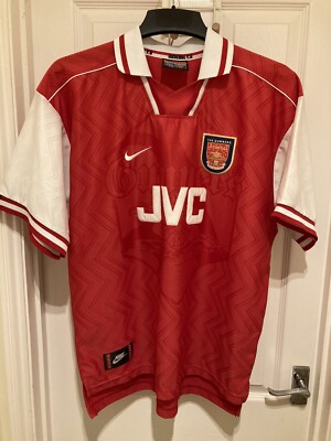 アーセナル arsenal ユニフォーム 97-98シーズン アウェー JVC Arsenal 1997 Away – Match-Worn Shirt – Ian Wright – Nike – JVC