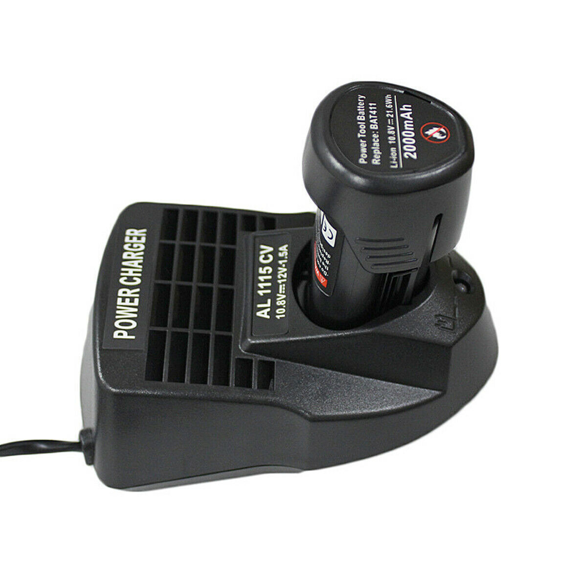 For Bosch AL1115CV 4V-10.8V 12V Max US Plug BAT414 BAT411 Li-Ion Battery Charger