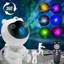 Galaxy Projector Astronaut Star Light Starry Nebula Night with Remote Control US