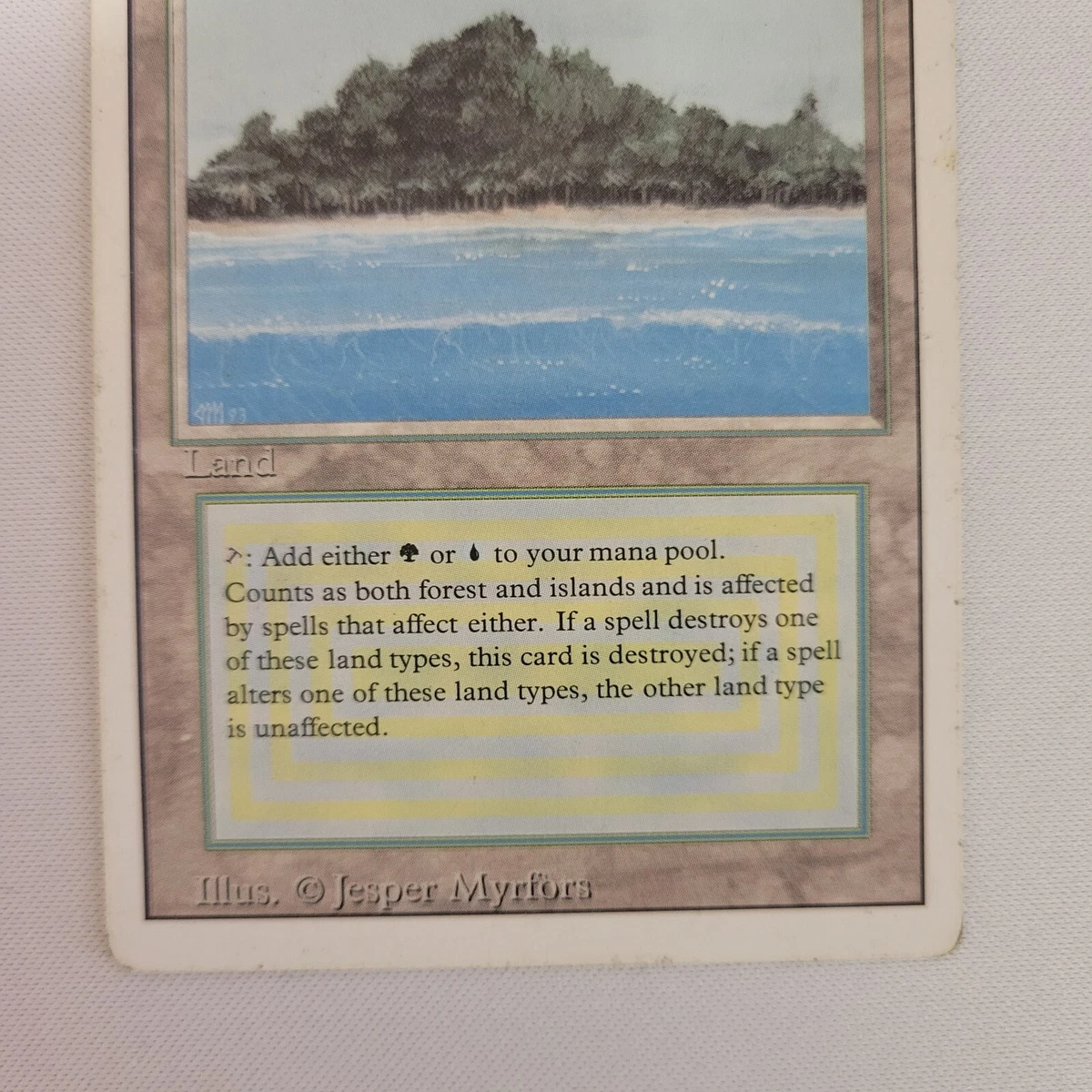 Tropical Island Revised 3rd Edition ENGLISH Played MTG Magic The Gathering