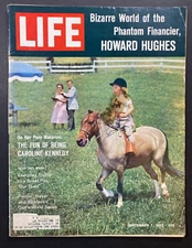 LIFE MAGAZINE - Sep 7 1962 - CAROLINE KENNEDY / Howard Hughes / Arnold Palmer