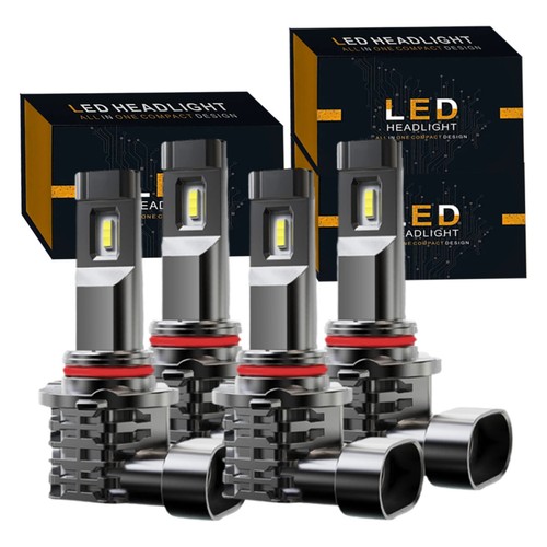4pcs 6pcs 9005 hb3 9006 hb4 h11 led headlight bulbs fit