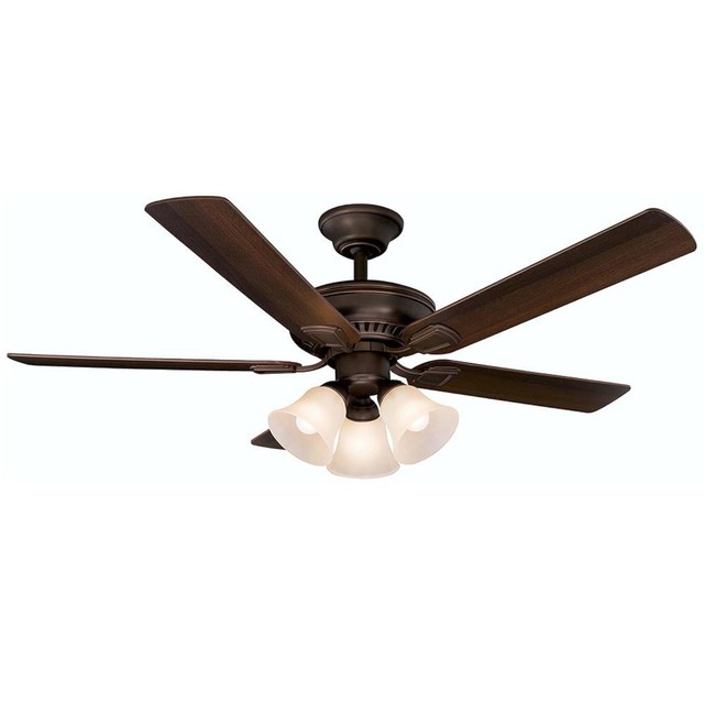 Hampton Bay Farmington 52 In Oil Rubbed Bronze Ceiling Fan 172503