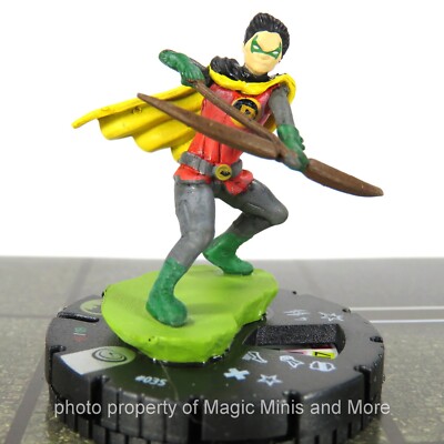 Masters of Time ~ ROBIN #035 HeroClix rare league assassin miniature w/card #35