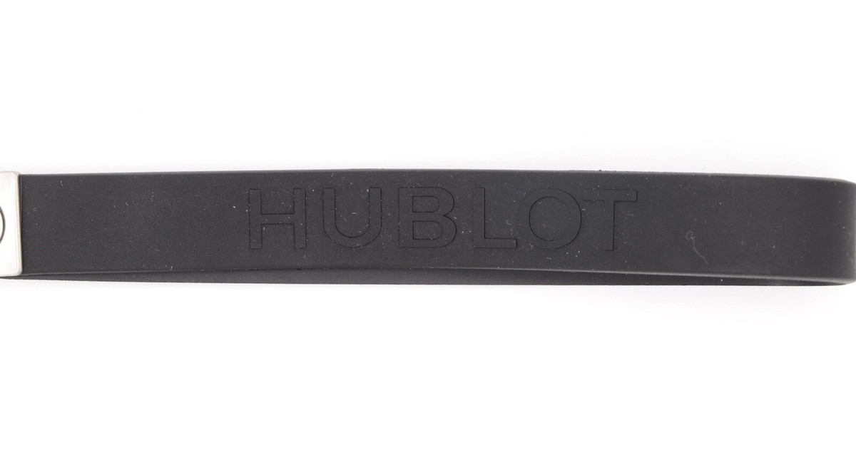 Porte-clés Longe Tour De Cou Hublot Noir En Nylon, Neuf Sans Boîte