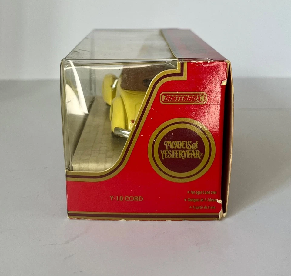 VOITURE MATCH BOX 1:35 MODELS of YESTERYEAR Y-18 CORD - Photo 4/4