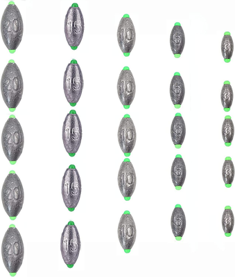 Plomb Peche, 30Pcs Poids De Pu00eache Plombs, Plomb De Peche Fendu, Plomb Drop Shot Pour Les Sports De Plein Air Et La Pu00eache En Mer Fishing Sinker 2g/4g/6g/8g/10g/20g