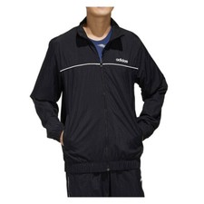 Adidas Vintage NWT Rare Fav Top Woven Nylon Jacket Black Small