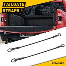 NEW Rear Tailgate Cables Straps Set 2 for 1987-2011 Dodge Dodge Dakota / Raider